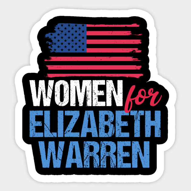 Women for Elizabeth Warren Sticker by epiclovedesigns